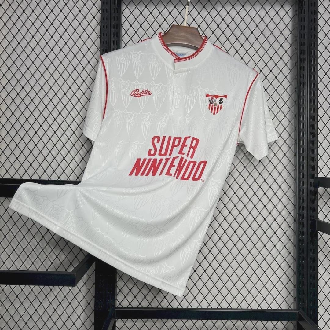 Camiseta Sevilla FC 1991/92 Retro — vista trasera